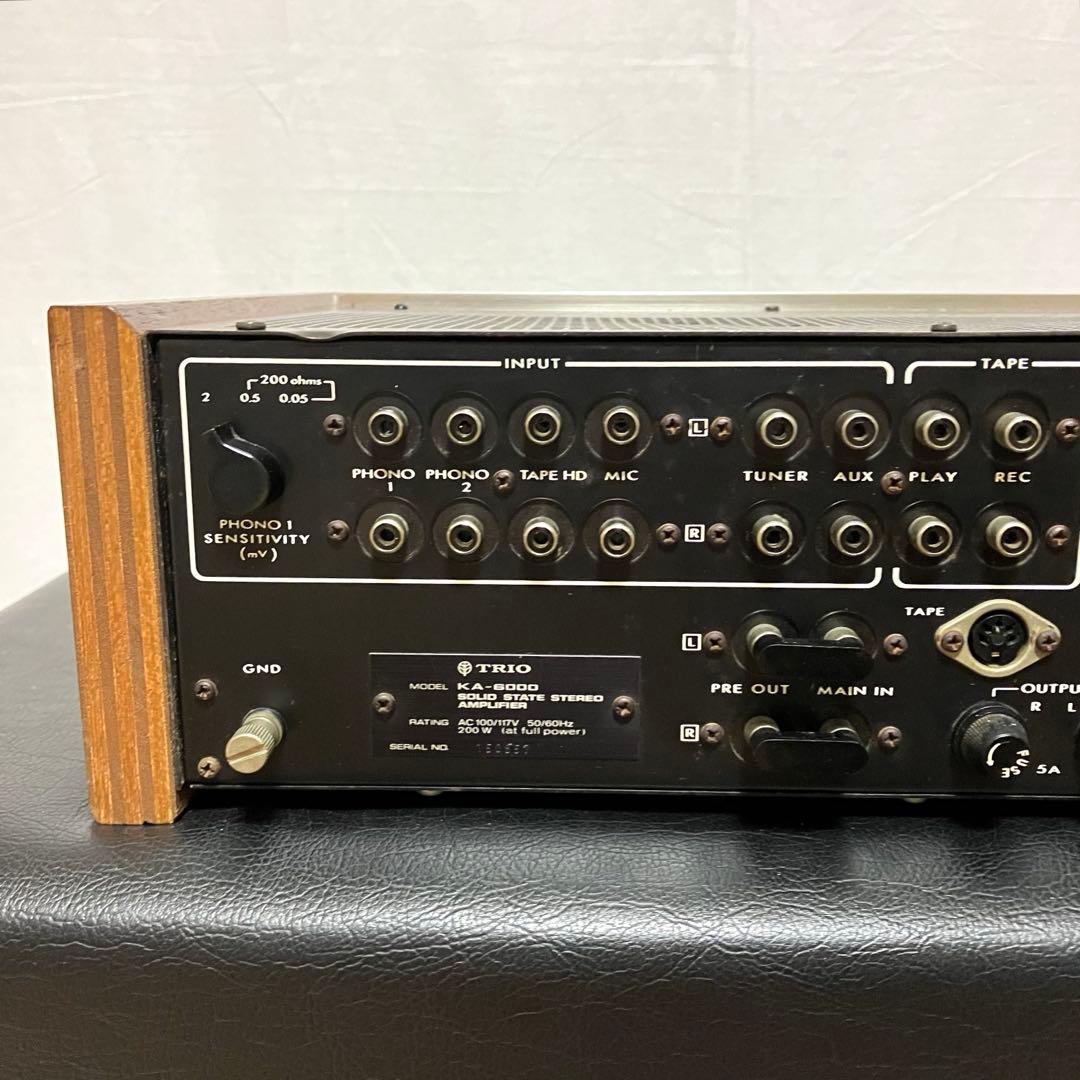 TRIO KA-7006 トリオ プリメインアンプ 通電確認 元箱付き 現状品 レア