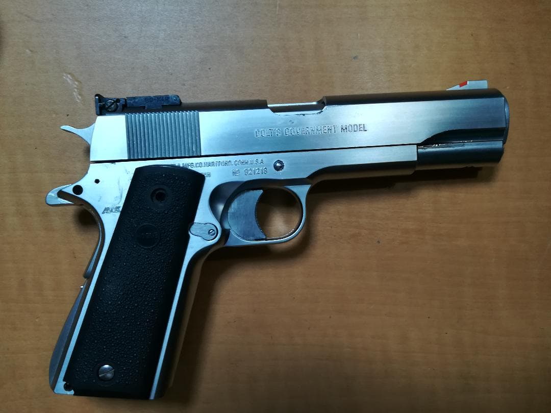 ⊕国際　ガバメントシルバーガスガン★ジャンク