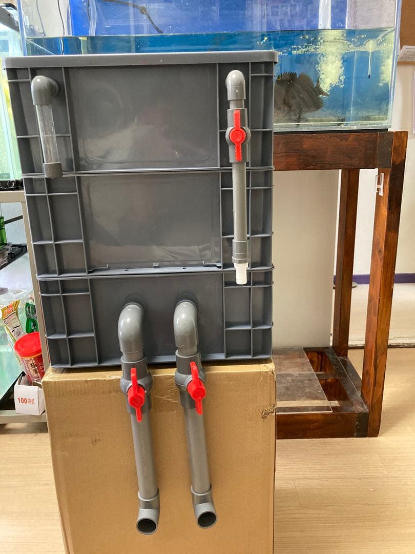 45wポンプ付き池フィルター万能濾過装置 池フィルター最高濾過装置大