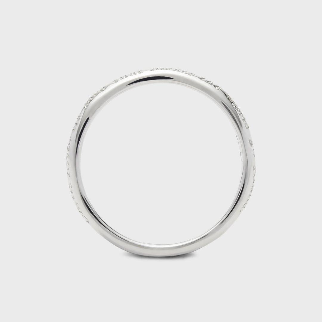 NOJESS　【新品未使用】★メッセージシルバーリング★13号