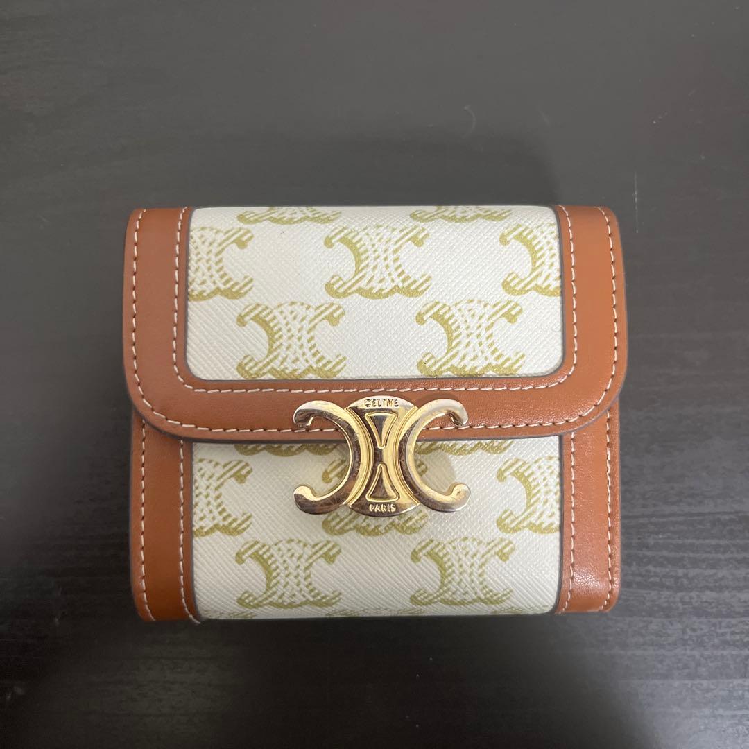 CELINE 三つ折り財布 楽天市場】セリーヌ 三つ折り財布 スモールトリフォールドウォレット