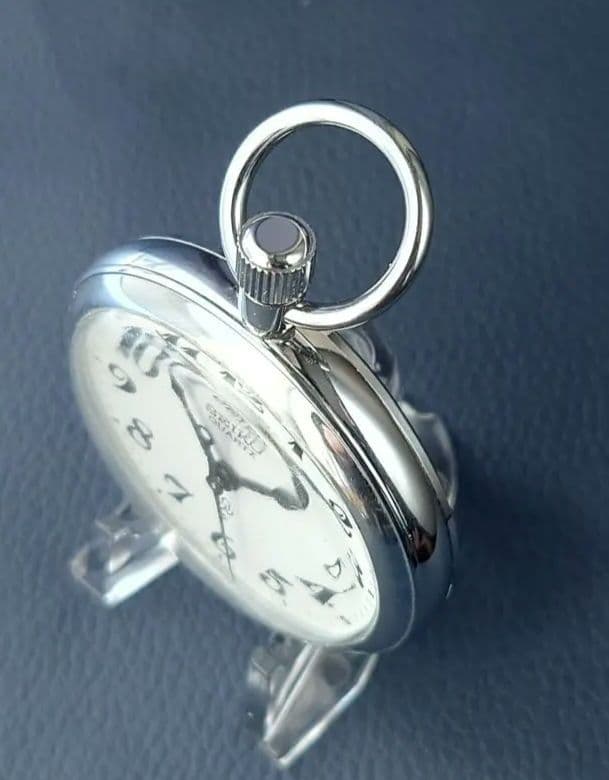 【稼働中】高崎駅100周年 記念刻印あり セイコー 懐中時計 鉄道時計 クォーツ