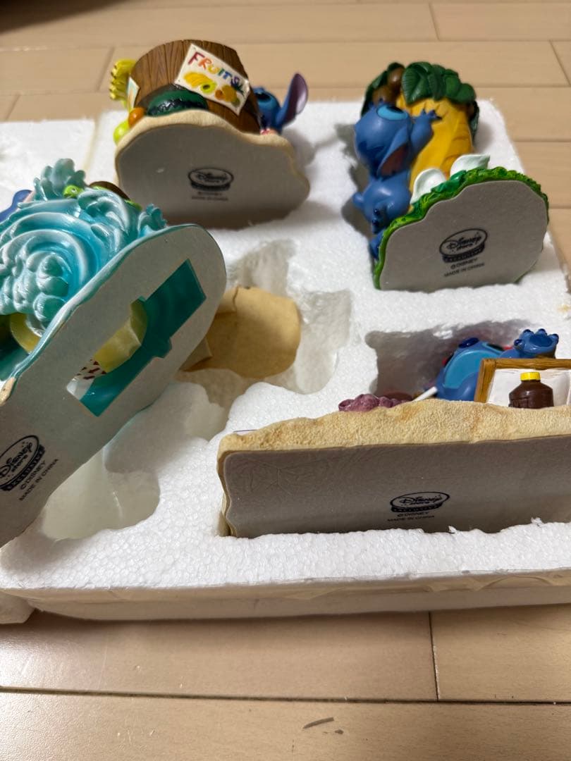 レア❕スティッチ フィギュアセット 4体 ステーショナリーセット