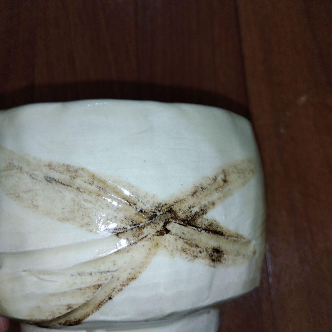 レア 一点物】茶碗 蜻蛉 緑色 陶器製 抹茶碗 観賞用茶碗 トンボ 850g 抹茶