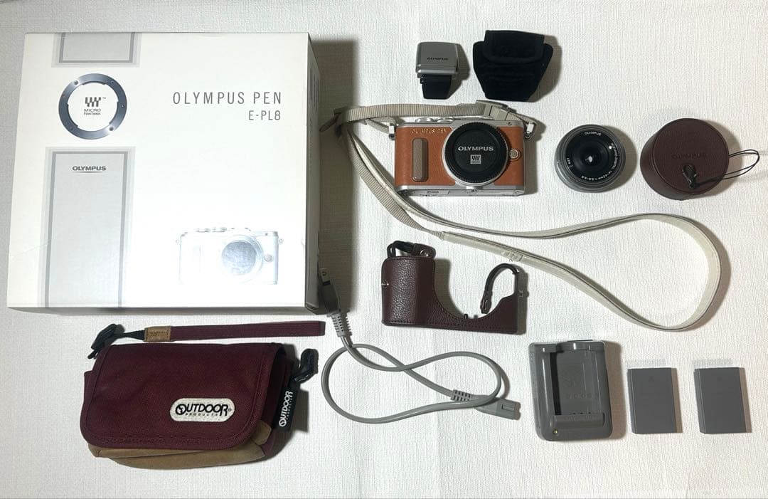 すぐ使える】OLYMPUS PEN E-PL8 ミラーレス 一眼 レンズキット
