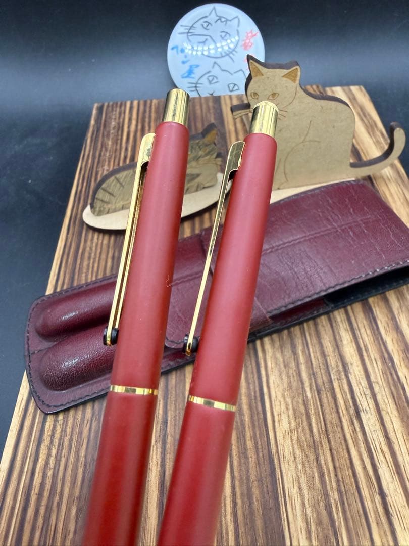 MONTBLANC スリムライン ボールペン シャーペン レッド