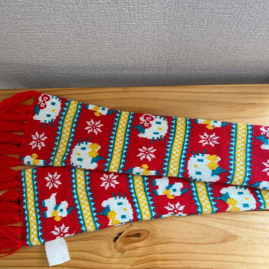 ダルマキティーちゃん。マフラー帽子た付き。レア品