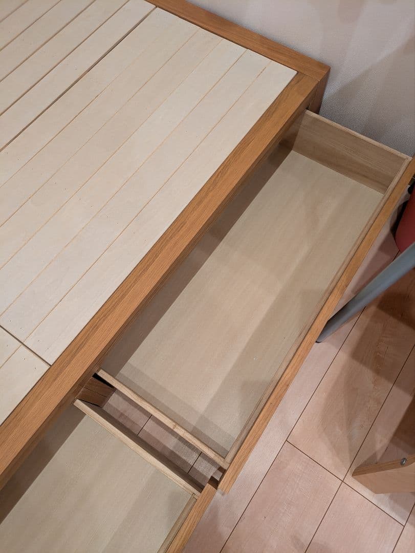 kurashinomonosashi　収納ベット　シングル　オーク材