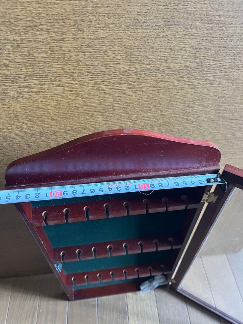 木製ディスプレイケース スーベニアスプーン コレクションボックス 壁掛