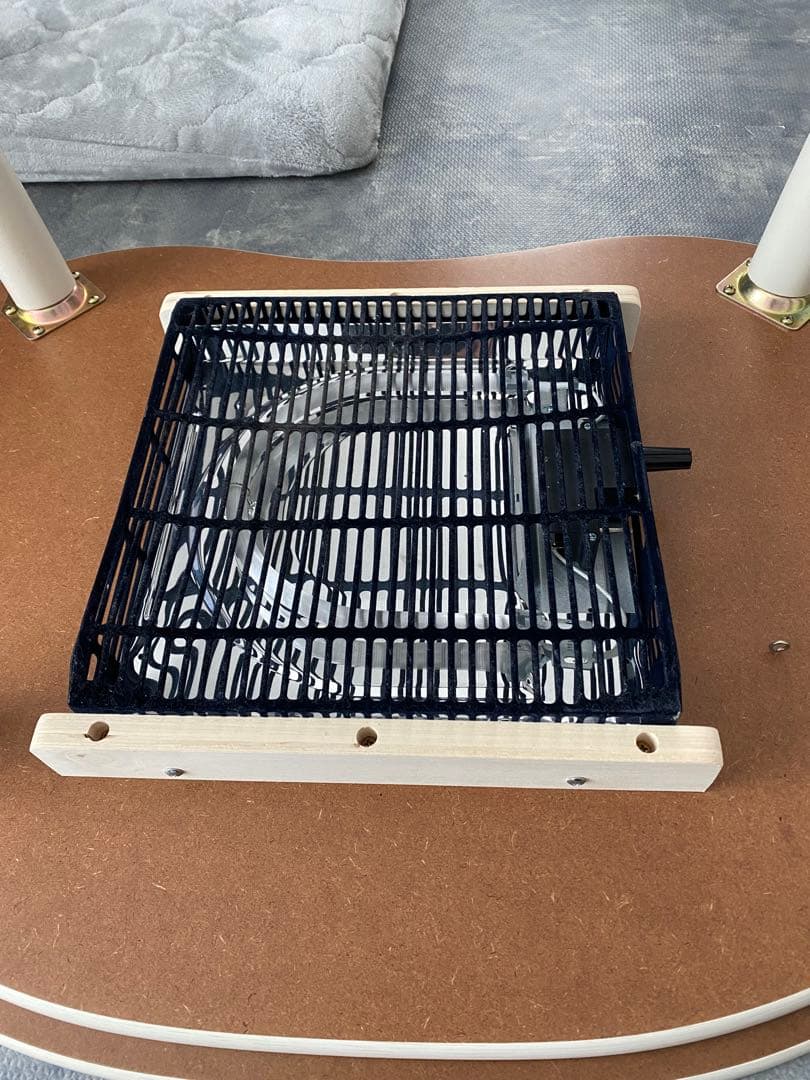 ニトリ家具✨豆型ホワイト 木製こたつテーブル 横90 縦約60 高さ37