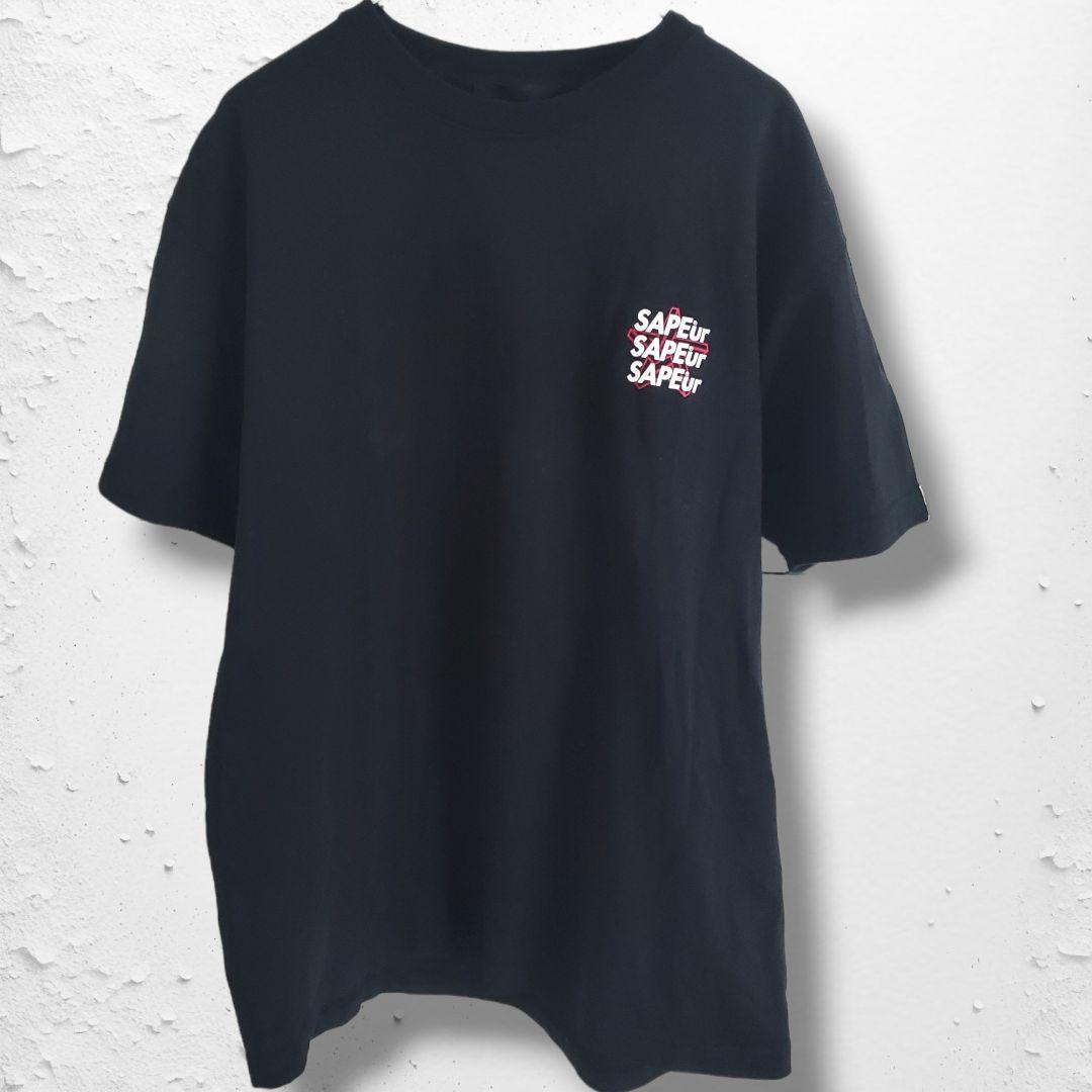 中古】SAPEur | サプール 10th ANNIVERSARY TEE 半袖Tシャツ ブラック
