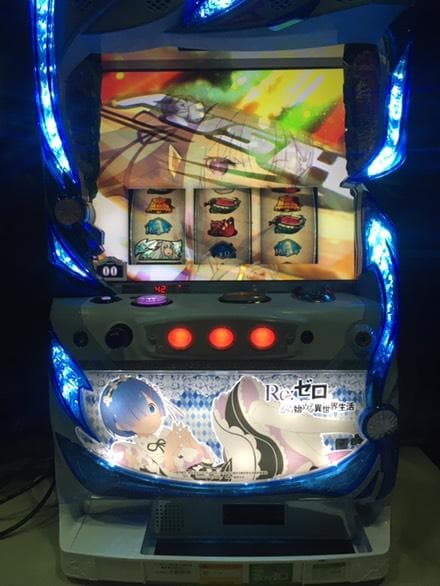 パチスロ実機 S Re:ゼロから始まる異世界生活A6コイン不要機ボリューム調整