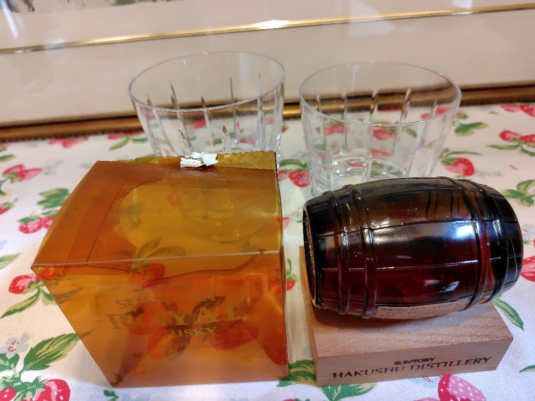 バカラ アルルカン 2客 箱付き サントリー 150ml ローヤル ウイスキー