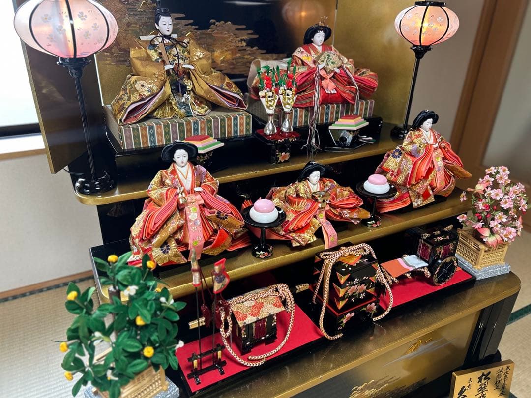 久月 雛人形 3段飾り