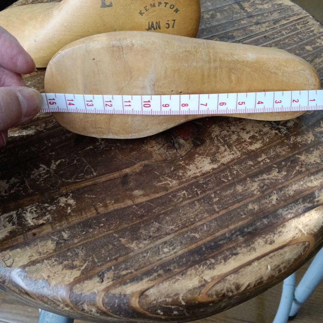 アンティークシューモールド15㎝ 木製靴型 Eサイズ 3141番