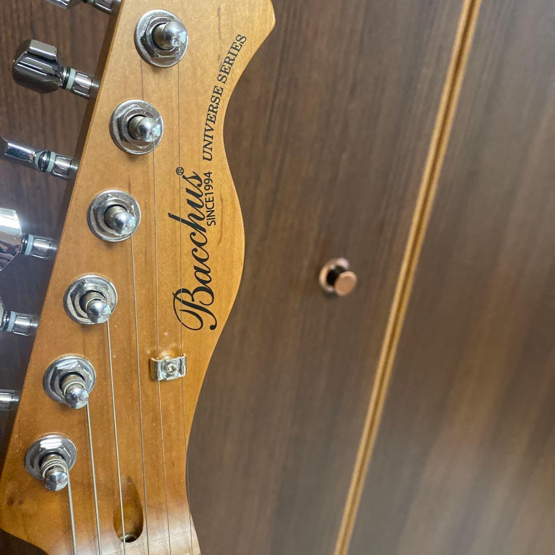 極美品 Bacchus テレキャスター エレキギター バタースコッチブロンド