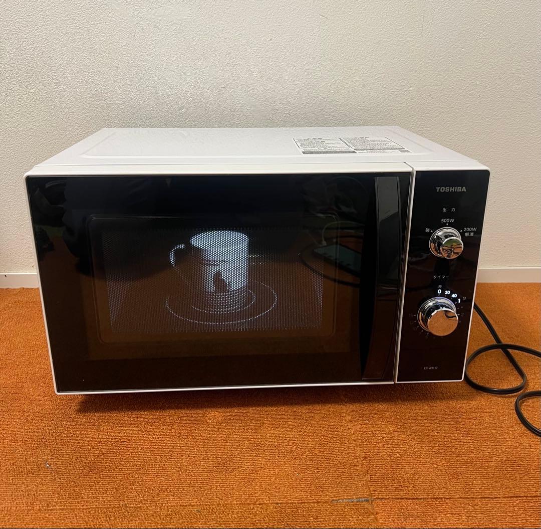 美品 TOSHIBA 2022年製 電子レンジ ER-WM17(W) - メルカリ