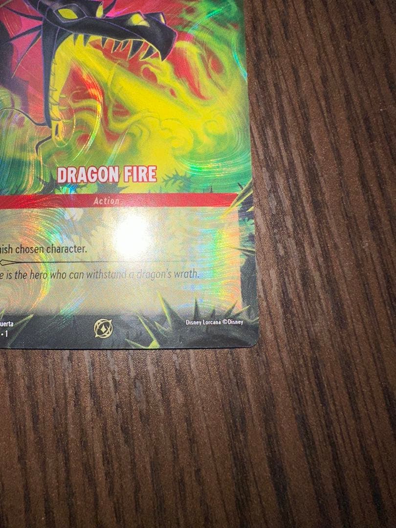 ロルカナ ドラゴンの炎　プロモ Lorcana Challenge 海外限定