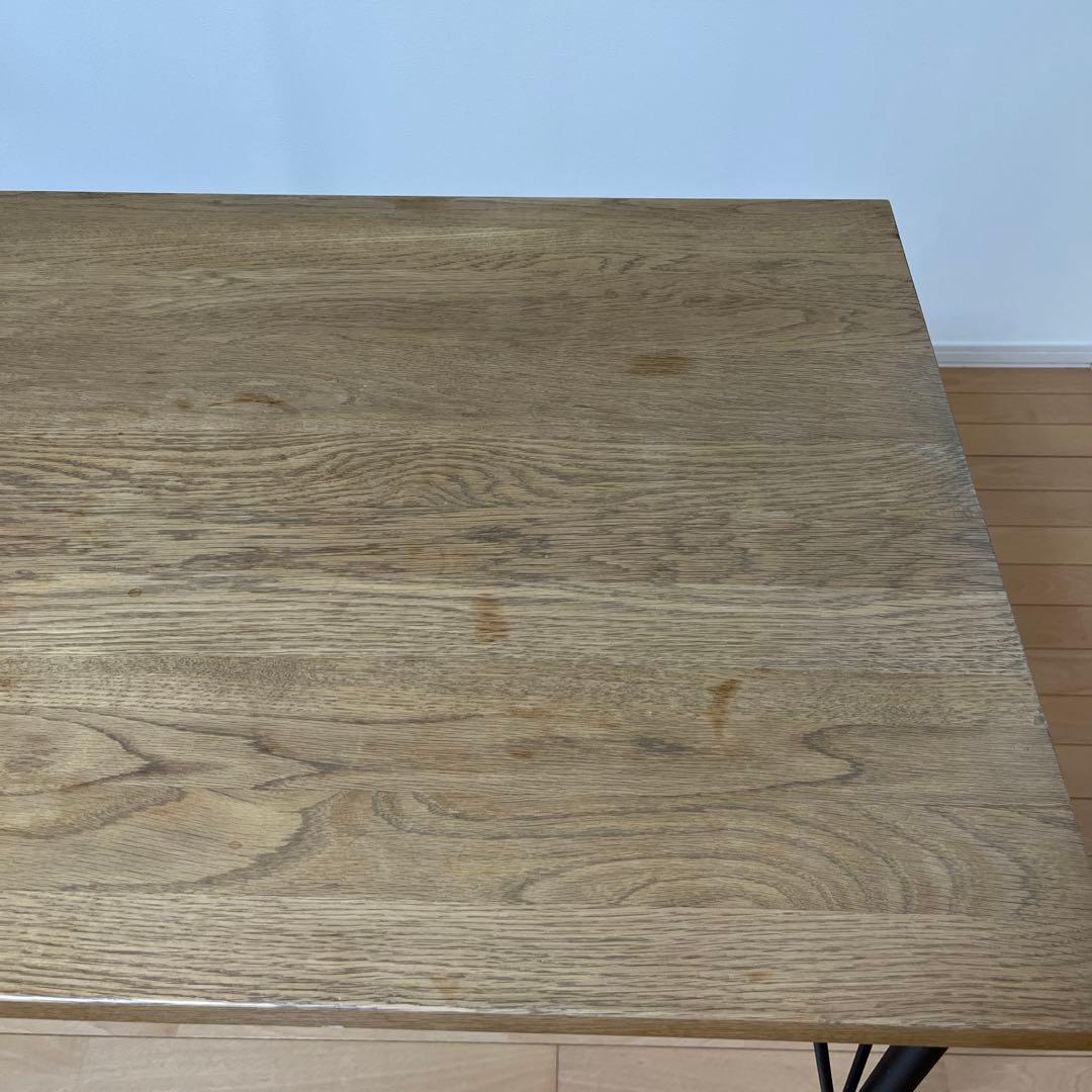 【niko and...】 ダイニングテーブル　アイアン脚