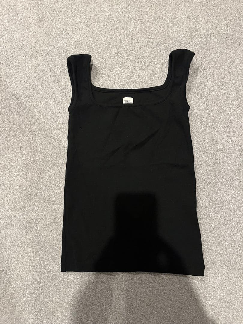 ロンハーマン　Bare Rib Tank Top タンクトップ　ブラック　XS