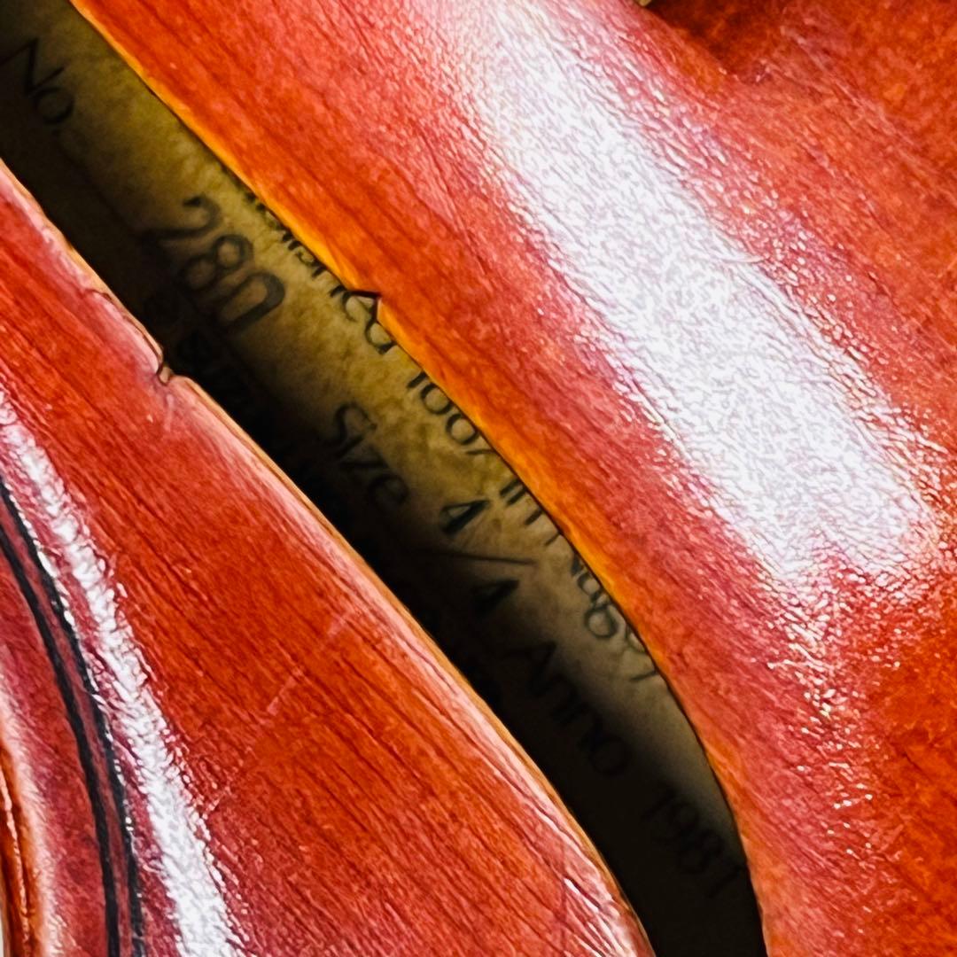 SUZUKI スズキ ビンテージ バイオリン No.280 4/4 1981年製