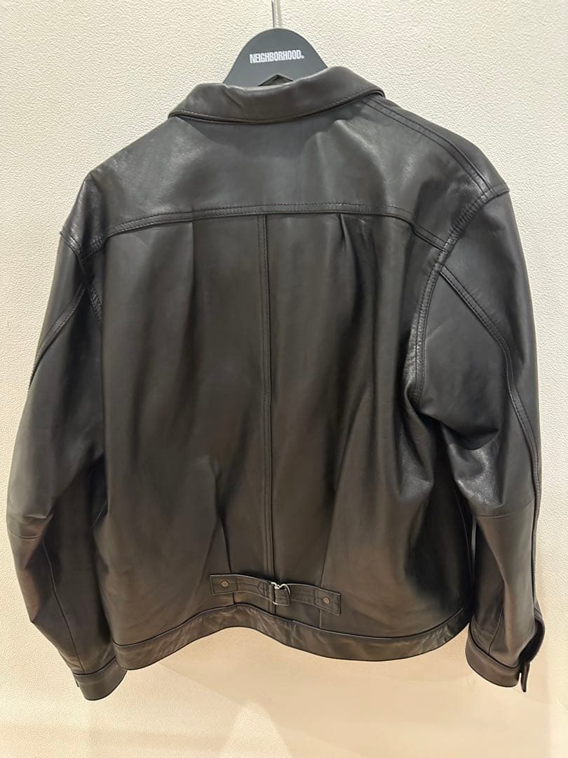 Schott ブラック レザー ジャケット L L Schott ライダース シングル