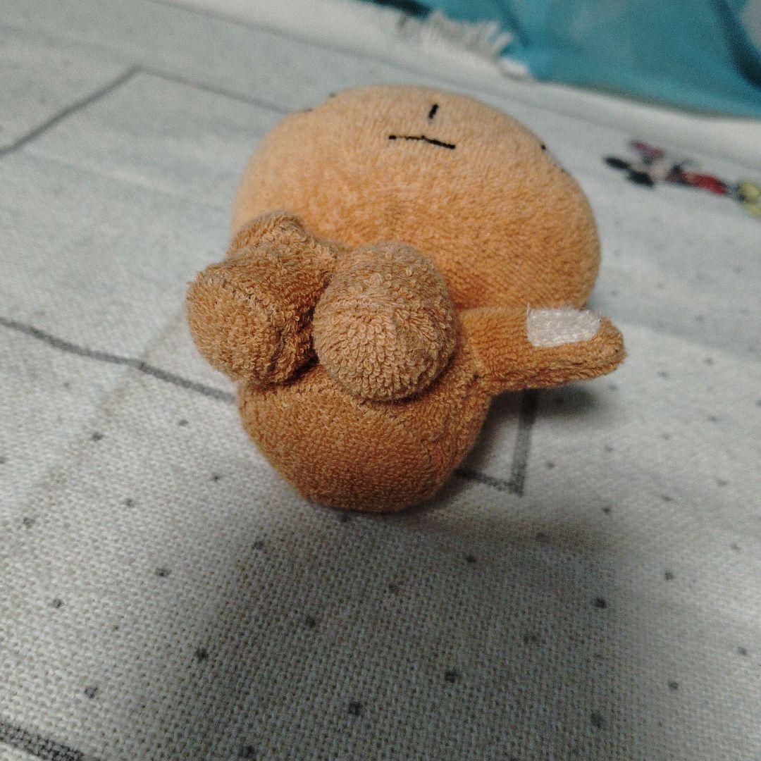 こげぱん　おすわり　マスコット　ぬいぐるみ　パイル　サンエックス 体操座り