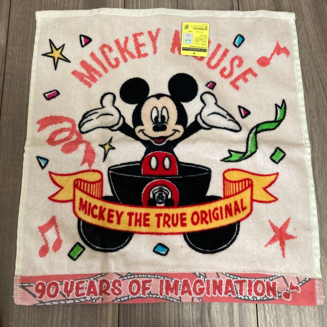 【新品 タグ付】 ミッキーマウス 90周年 タオル 2枚セット