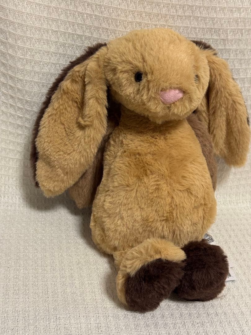 ジェリーキャット パッチワーク ブラウン バニー ぬいぐるみ