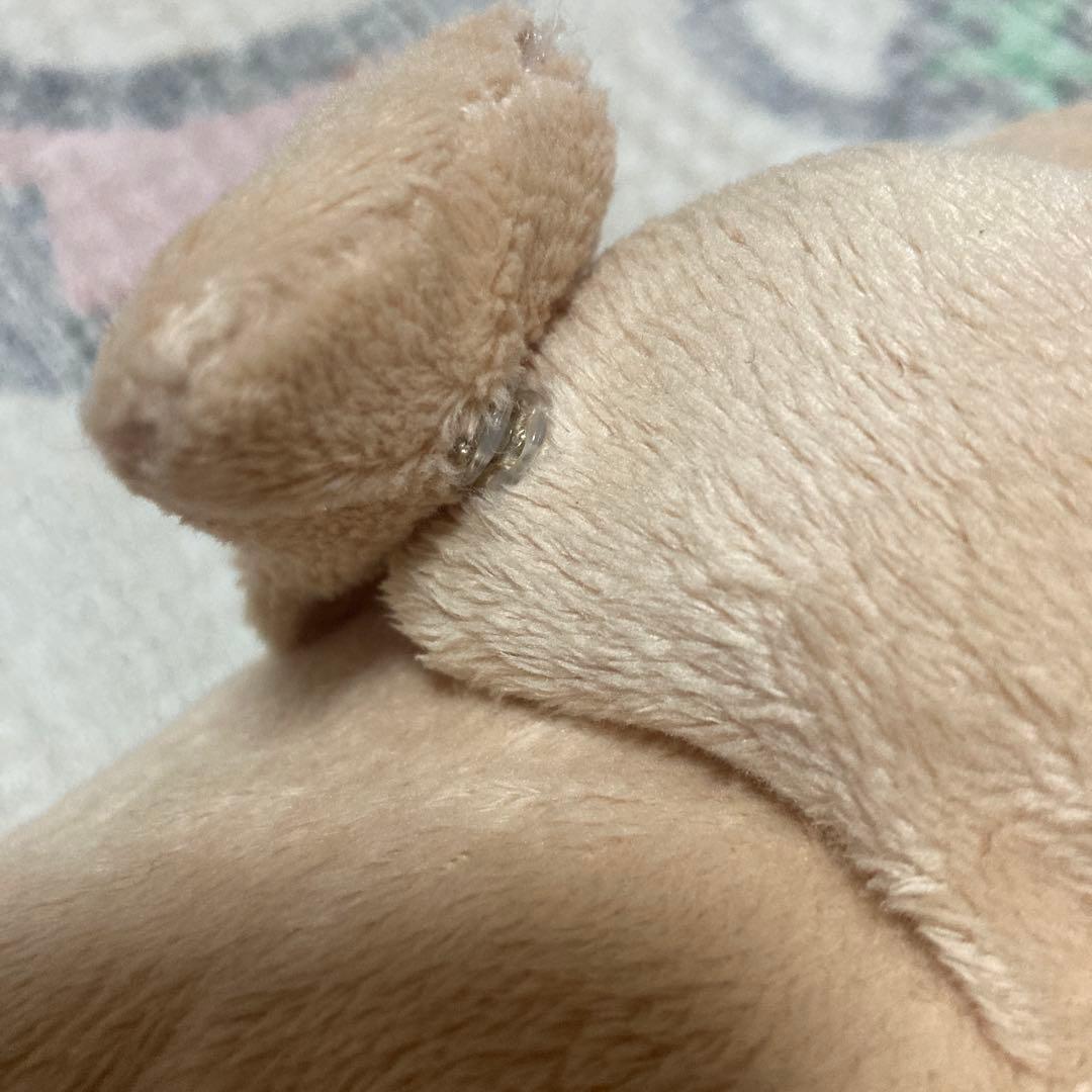 モンスイユ　MAY BLUE カメ　ぬいぐるみ　中古品　穴あき有