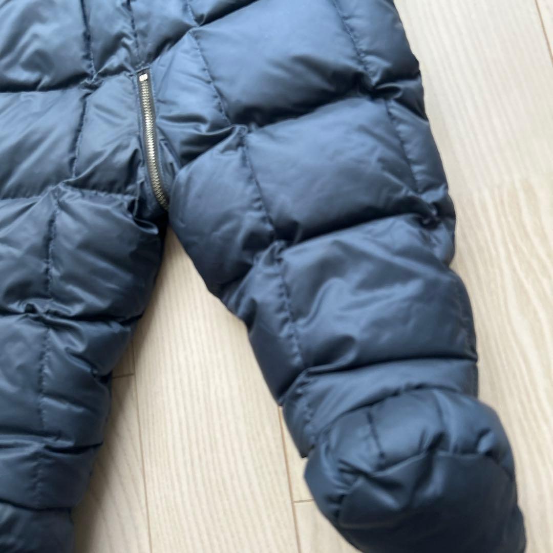 バーバリー　ジャンプスーツ　ベビーアウター　70 80 ネイビー　ダウン