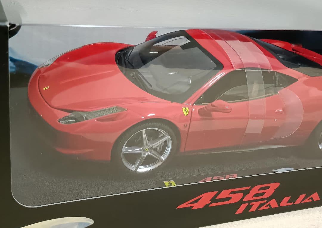 ホットウィール ELITE 【フェラーリ F458 RED】 1/18モデル。
