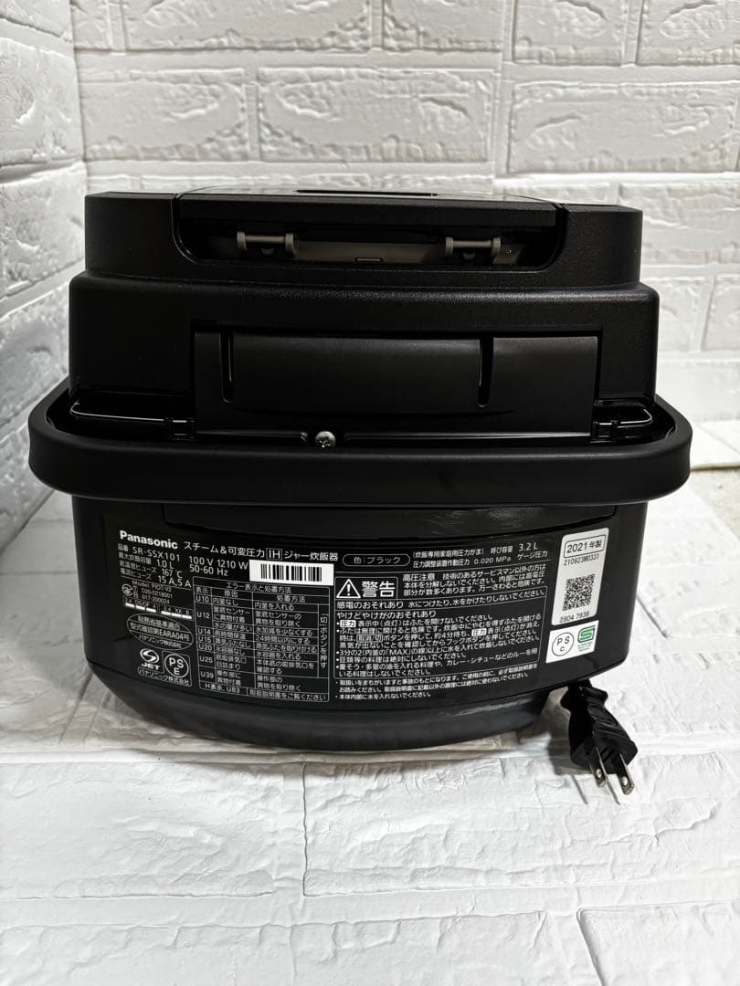 K*3様 Panasonic パナソニック IH SR-SSX101 2021年