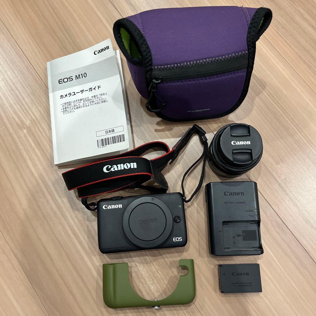 Canon キヤノン EOS M10 ミラーレス一眼 カメラ ブラック 黒
