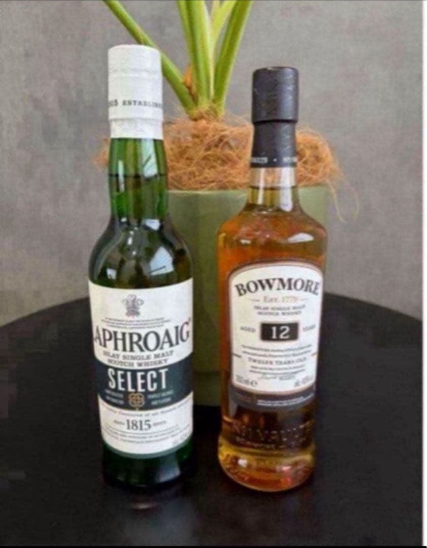 ラフロイグ & ボウモア12年ハーフボトルセット - メルカリ