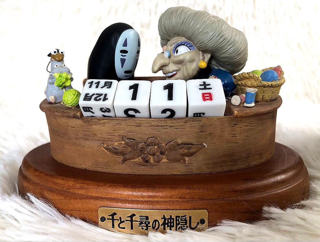入手困難】千と千尋の神隠し 万年カレンダー機能 カオナシ 湯婆婆etc 完