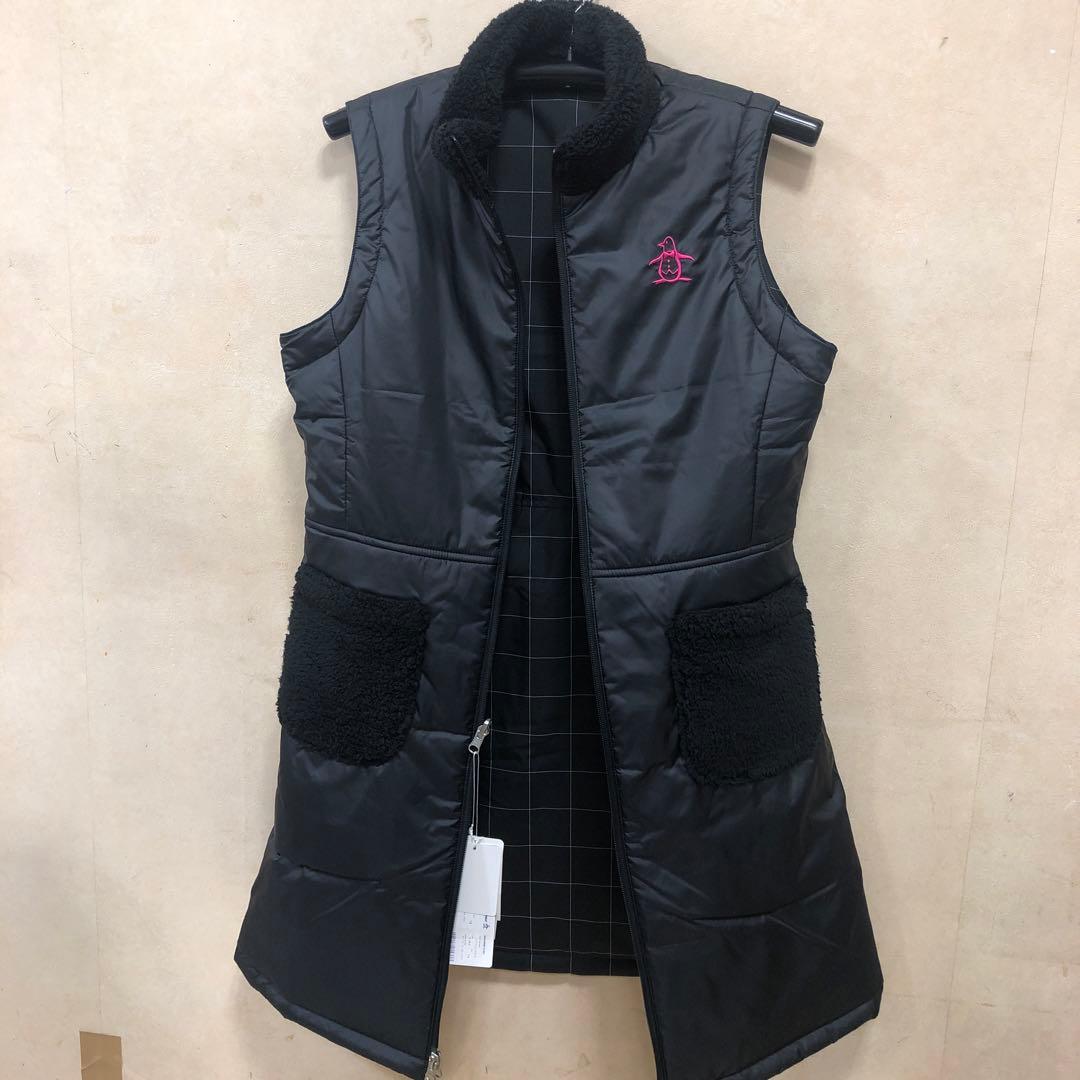 マンシングウエアレディスゴルフロングベストリバーシブルL