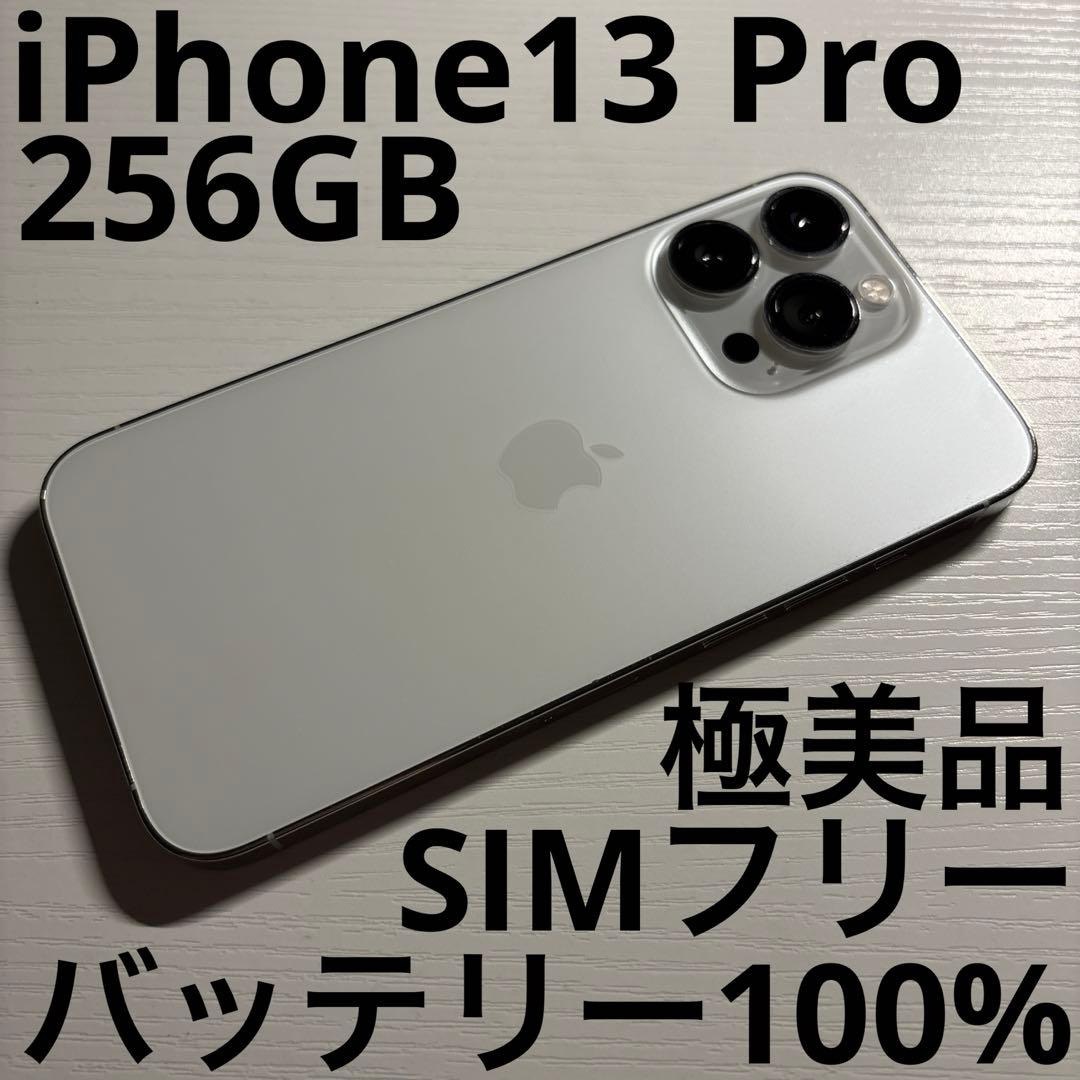 美品 iPhone 13 Pro 256GB シルバー SIMフリー iPhone 13 Pro シルバー