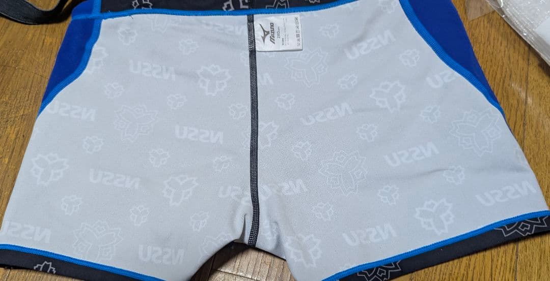 日体大 日本体育大学 ミズノ 2XO NSSU 競泳水着 黒/青 - メルカリ