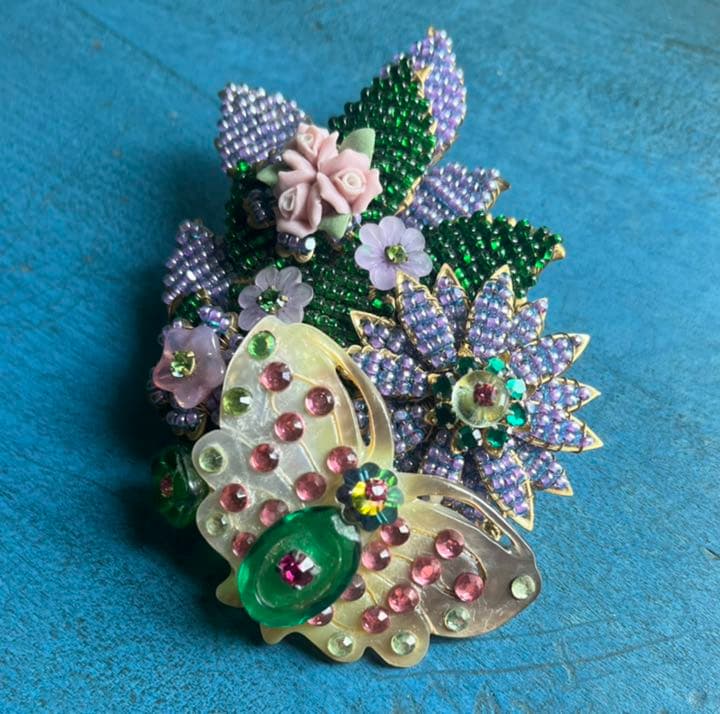 24時間以内発送】 値下げ【 IAN St.GIELAR】良状態ブローチ ハグラー