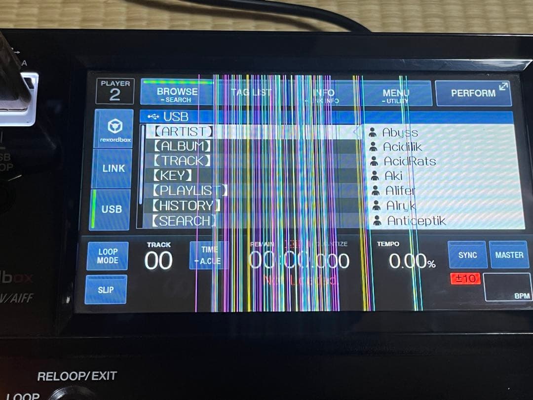 液晶難あり】 Pioneer XDJ1000 【ノークレームノーリターン】