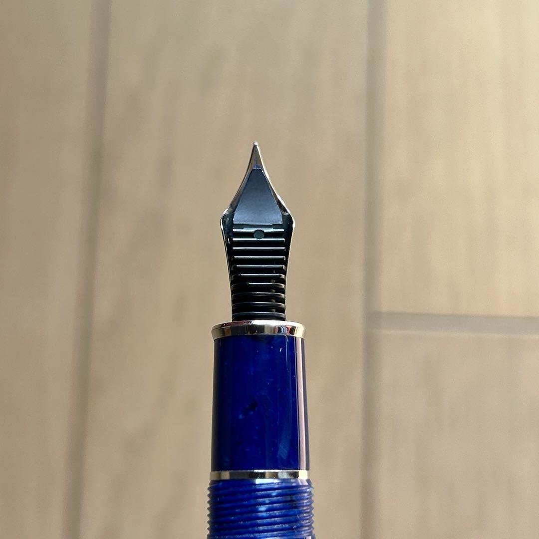 PLATINUM プラチナ 万年筆 #3776 セルロイド ミッドナイトオーシャン