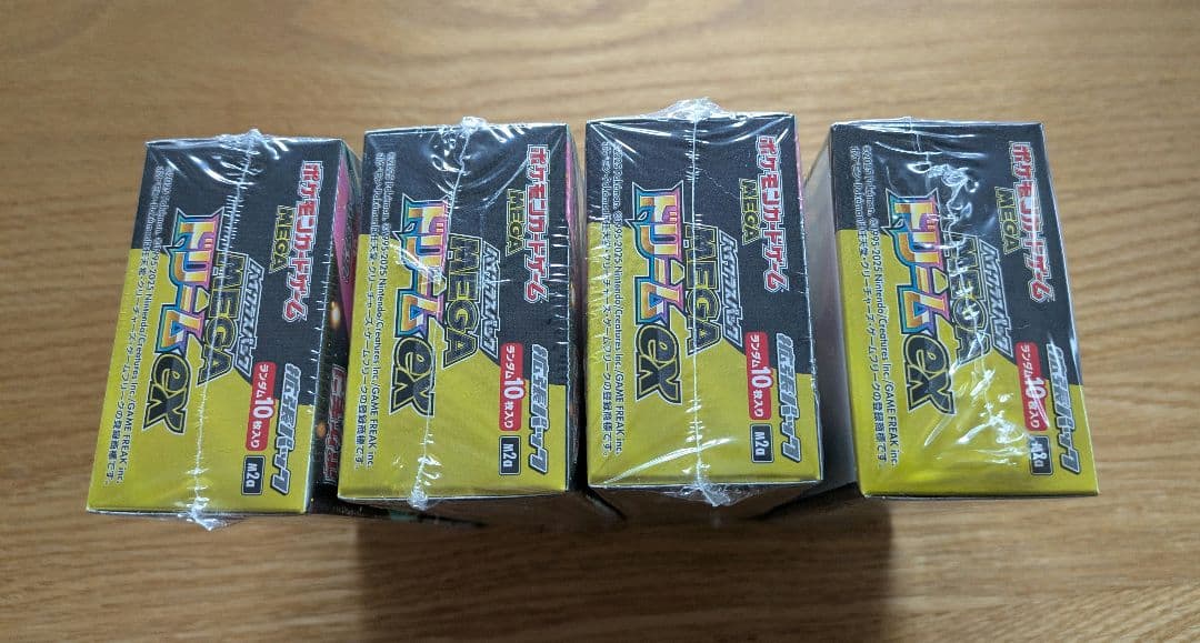 ポケモンカード MEGAドリームex 4BOX シュリンク付き メガドリーム