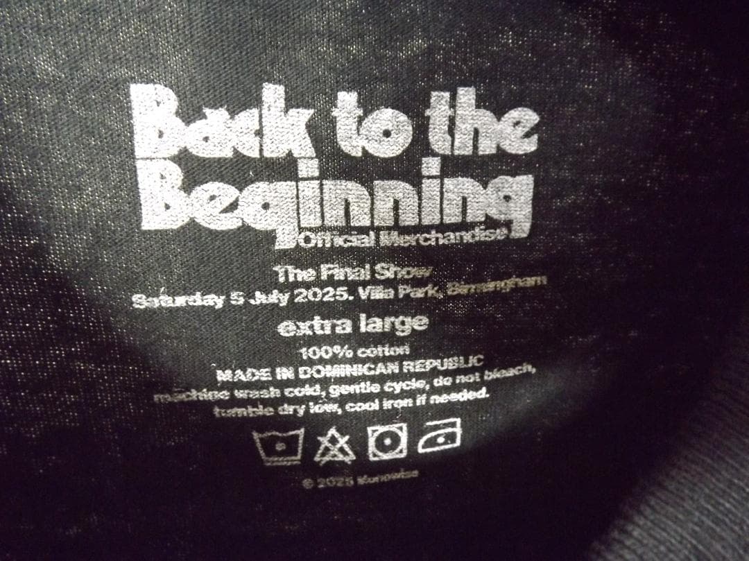 XL 新品 オジー・オズボーン ブラック・サバス ラストライブ Tシャツ