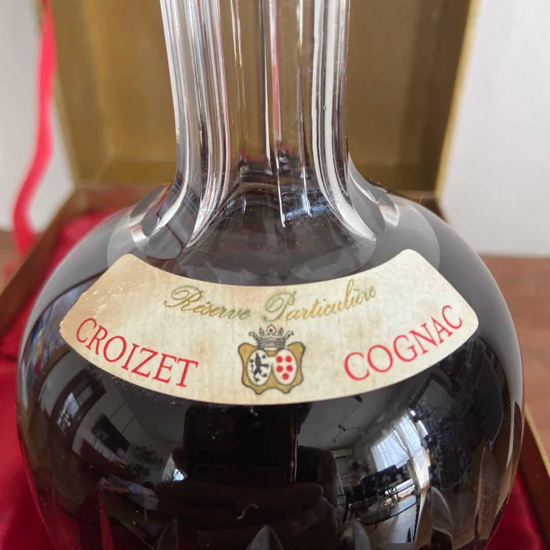 クロアーゼ CROIZET コニャック クリスタルデカンタ 古酒 CROIZET