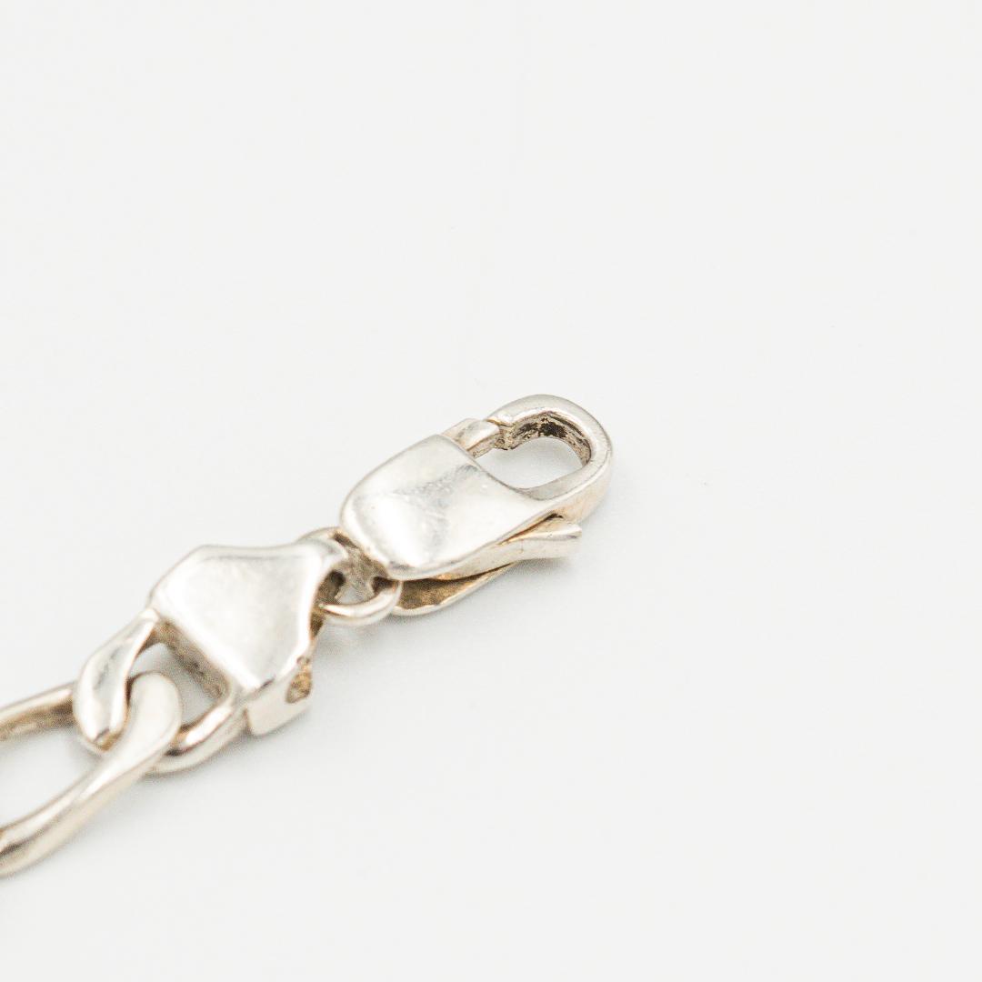 ヴィンテージ ティファニー フィガロチェーン ブレスレット 19.6cm 90s