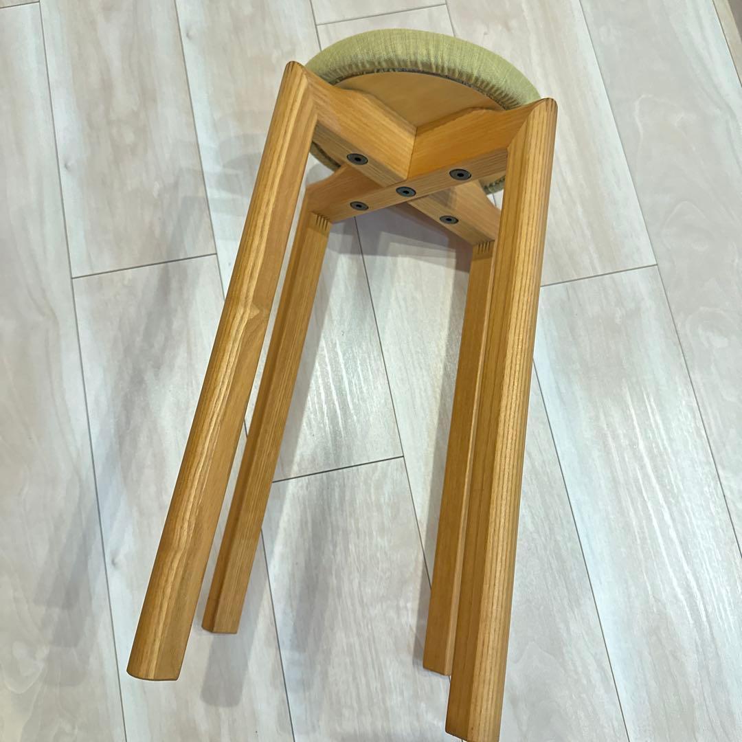 美品★匠工芸 TAKUMI アクタスコラボ　マッシュルームスツール 高さ43cm