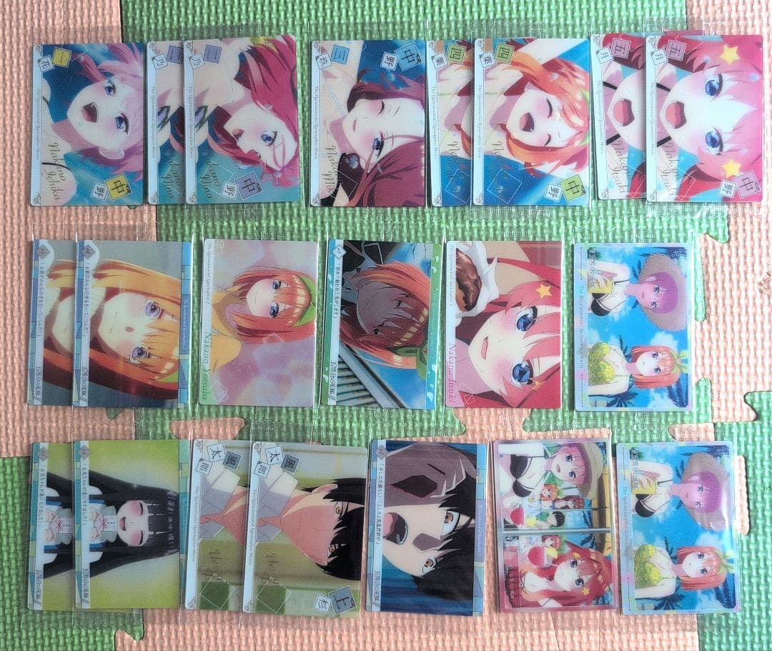 五等分の花嫁　ウエハース カード　130枚以上　まとめ売り