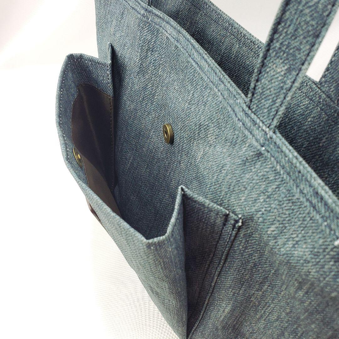 Dakota　デニム　バッグ　ダコタ　ハンドバッグ　ロゴ　レザー