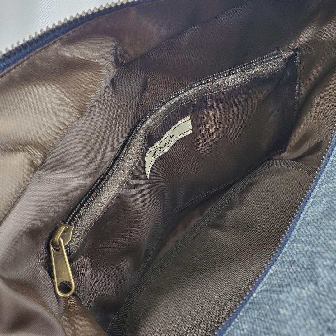 Dakota　デニム　バッグ　ダコタ　ハンドバッグ　ロゴ　レザー